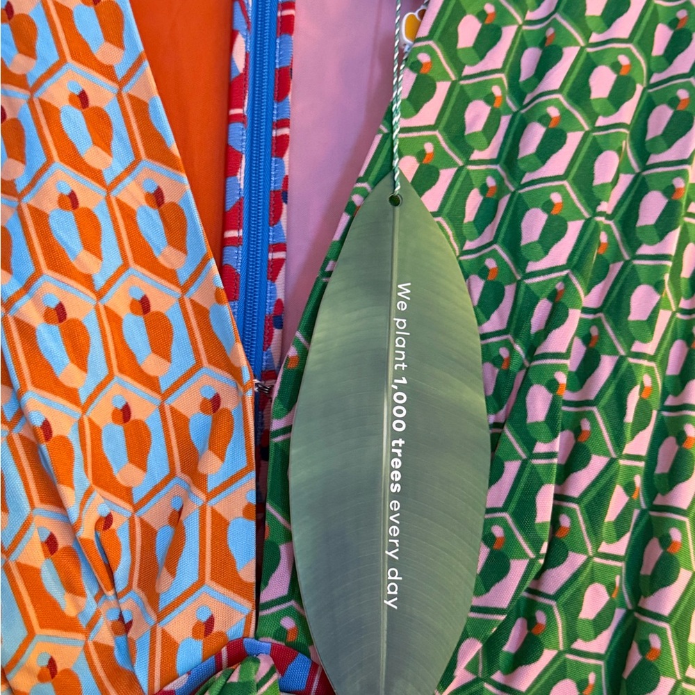 FARM Rio Multicolor Geometric Midi Dress - Picture 4 of 5